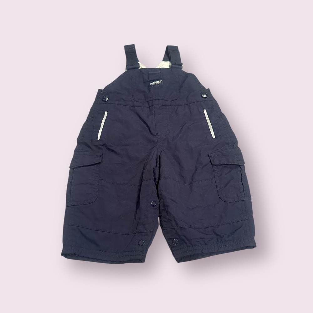 Baby OshKosh B'Gosh Navy Blue Lined Lightweight Snow Pants Size 6/9 Months